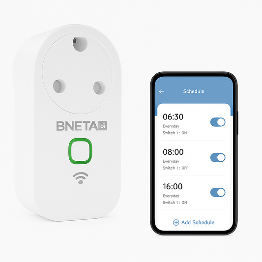 BNETA IoT Smart WiFi Plug with Power Meter