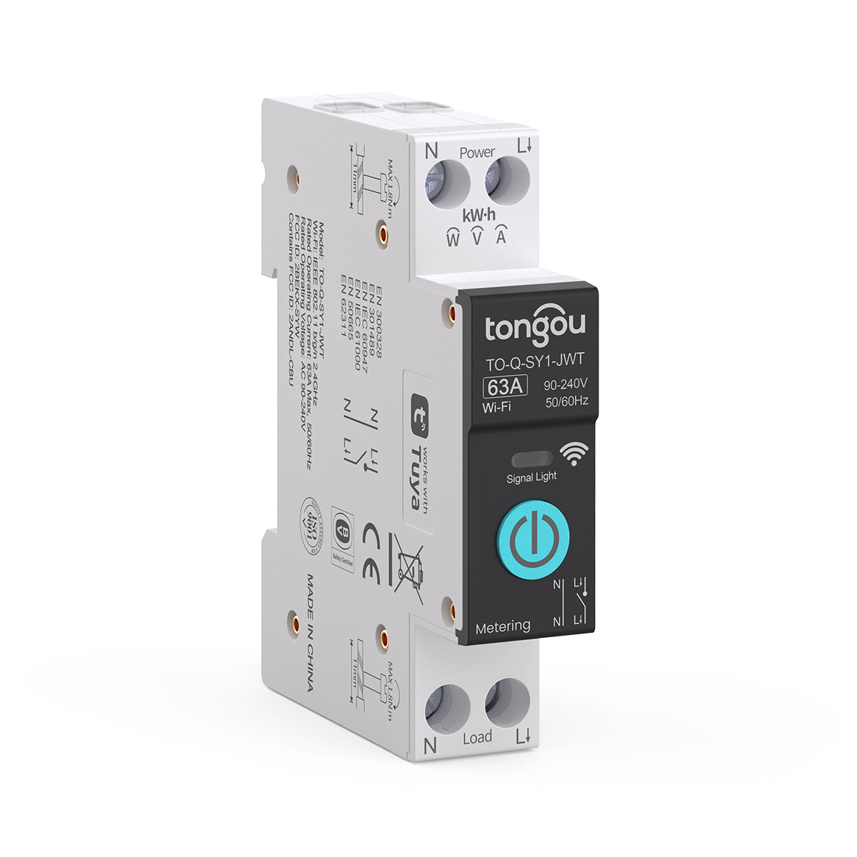 Tongou Wi‑Fi Energy Meter Switch 63A
